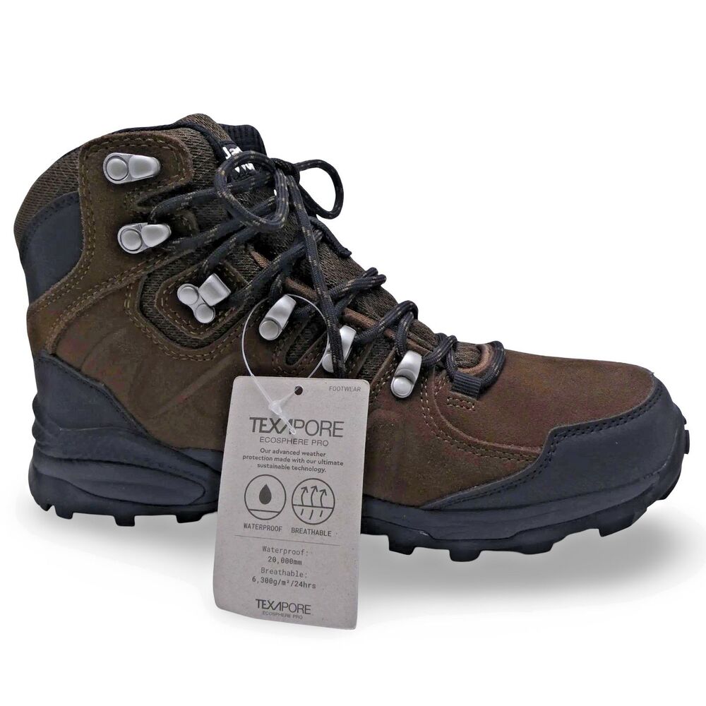 Jack Wolfskin Men's US 7.5 Refugio Texapore Mid Waterproof Hiking Boots Brown